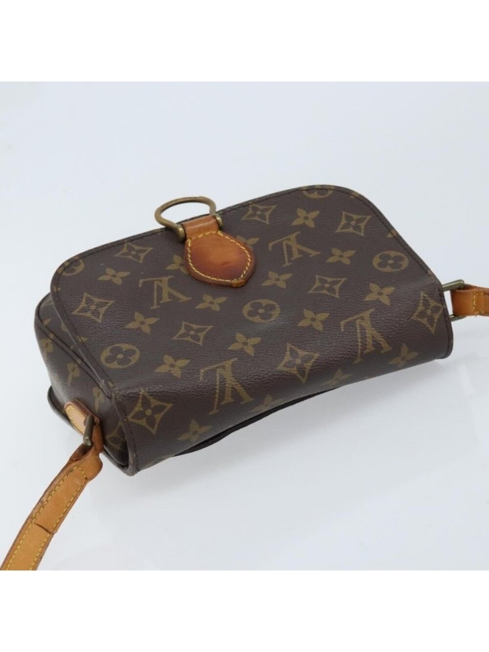 Authentic LOUIS VUITTON Monogram Saint Cloud MM Shoulder Bag M51243 LV - Picture 13 of 16